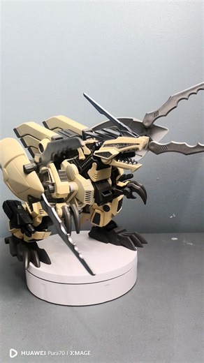 74K views · 3K reactions | Custom articulated Genobreaker motorized plus repainted to bone color is currently up for grabs! #custom #fblifestyle | Zoids Republic | Facebook