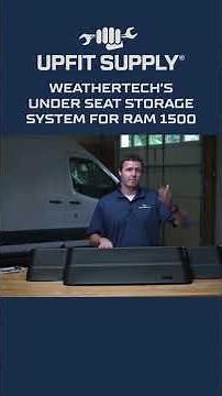 Hidden Storage for Your RAM 1500 👀 WeatherTech Under Seat Storage System