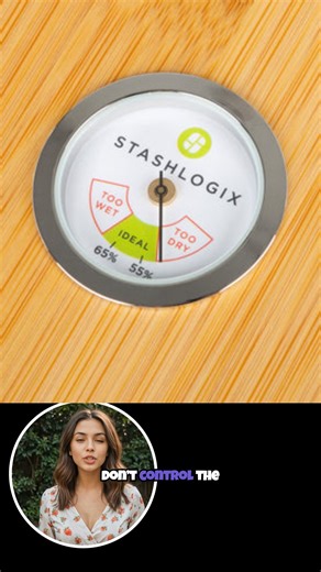 StashJars 🌿🌿 - The Bamboo SmartJar - Eco-Friendly Airtight Humidity-Controlled Storage Jar | Stashlogix Co