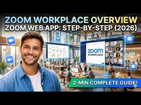 Zoom Workplace Overview in Zoom Web App Step by Step 2026 2 Min Guide
