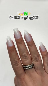 Nail Shaping 101 📝💅✅✨ - #nailshaping #nailshape #nailart #naillooks #nails #nailgram #nailinspo #nailsathome #nailtrends #naildesign #nailartist #diynails #nailhack #easynails #nailvideo #nailtutorial #trendynails #nailsoftheday #nailtech #nailtutorials #nailboo #nailsofinstagram #nailsalon #DIYnails | Nailboo