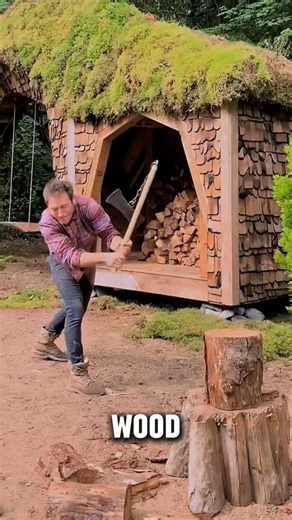 This Man Built the Most Unusual Wood-Chopping Tools Ever.