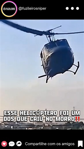 SNIPER DO BOPE ‼️ foi derrubado