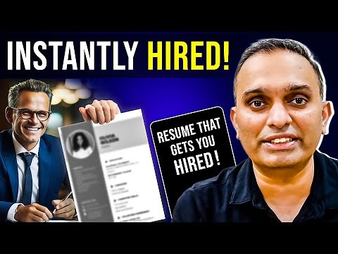 How to write Resume as an EXPERIENCED professional | Get hired at McKinsey Google Amazon |ATS Resume