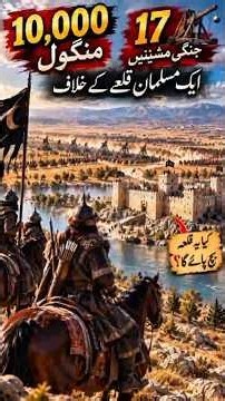 How 10,000 Mongols Failed to Capture a Muslim Fortress With 17 Siege Engines.