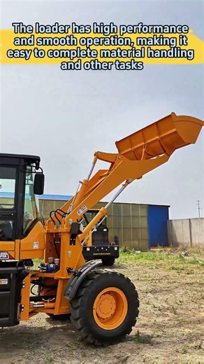 Loaders are highly versatile; they can perform bulldozing and loading #loader #wheelloader