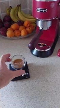 6 AM early morning espresso with DeLonghi Dedica EC685
