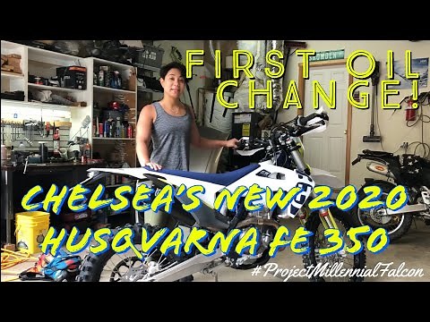 2020 Husqvarna FE350 oil change