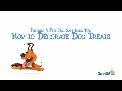 How to Make Iced Dog Treats Using Icing that Doesn't Crack