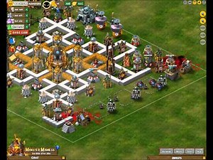 Backyard Monsters - Best Defensive Base