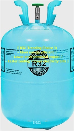 common types of refrigerant #hvac #aircons #airconditioner