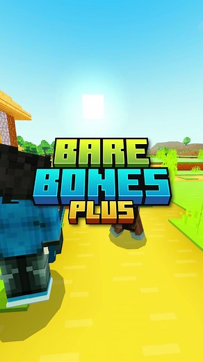 Bare Bones Plus: Minecraft Bedrock Edition Texture Pack