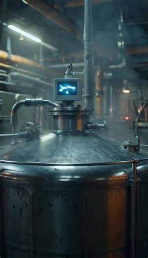 Cinematic Chemical Plant Interior 🔬 | Industrial Tank & Pipes