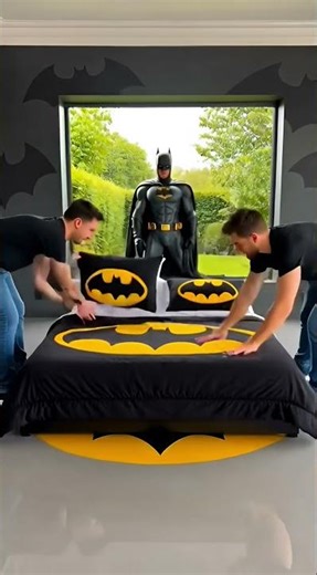 We Built Batman’s Bedroom… And He Teleported Inside! 🦇⚡