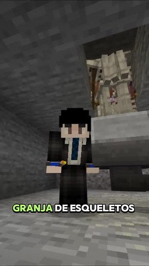 GRANJA DE ESQUELETOS #minecraft #minecraftbuilding #minecrafttutorial #minecrafthacks #minecrafter #minecraftpe #minecraftbedrock #TecNolan