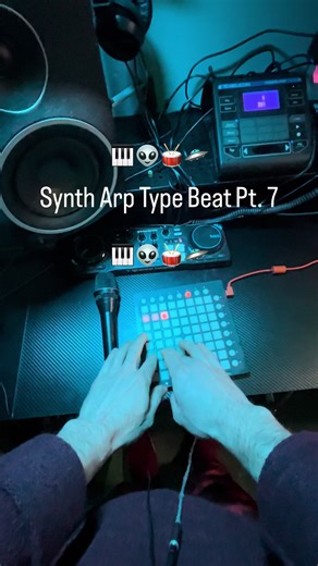 🎹👽🥁🛸Synth Arp Beat Pt. 7🛸🥁👽🎹 #trapbeats #producer #beatstars #beats #synth