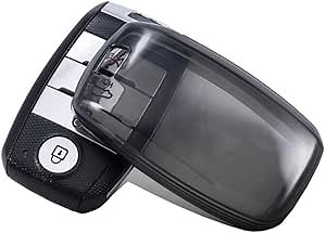 for Kia Key Fob Cover TPU Car Key Fob Case Fit for Kia Sedona Accessories 6 Buttons Car Remote Key Case Shell Protector(Black)