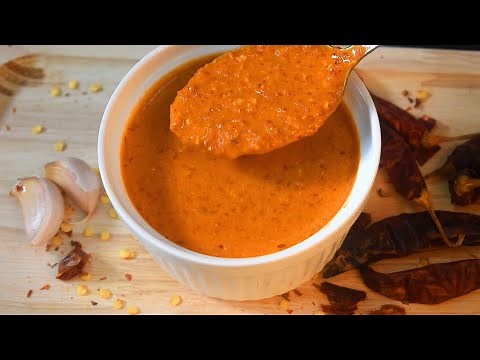 Shawarma Red Chili Sauce Recipe by Lively Cooking
