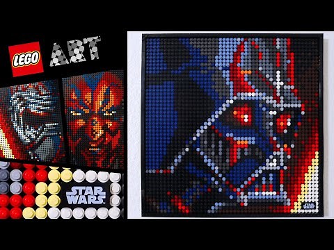 LEGO Art The Sith from Star Wars Review and Build - Set 31200
