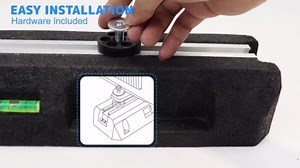 Air Jade Floor Mounting Base Kit for Ductless Mini Split Air Conditioner Condensers, Rubber Anti-Vibration Isolator Base Pads, Support Up to 1100 lbs, 9,000-36,000 BTU