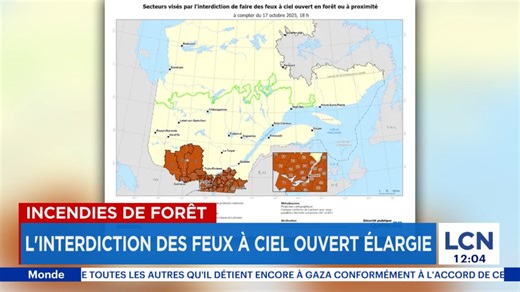 Incendies de forêt: nouvelles restrictions sur les feux à ciel ouvert au Québec