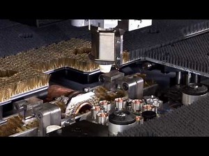 TRUMPF punch laser processing: TruMatic 7000 - How the automatic nozzle changer works