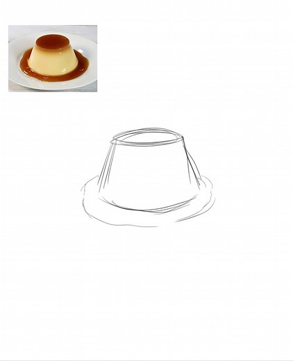 Speed Drawing a Delicious Pudding with Ibis Paint