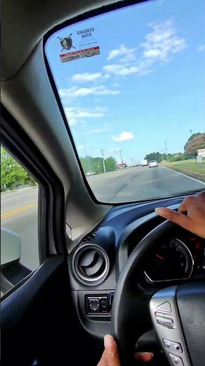 Approaching a yield sign