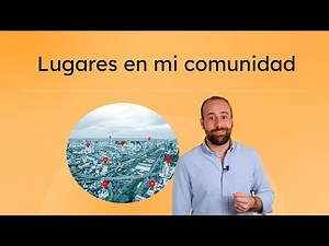 Lugares en mi comunidad - Community Places and Locations in Spanish