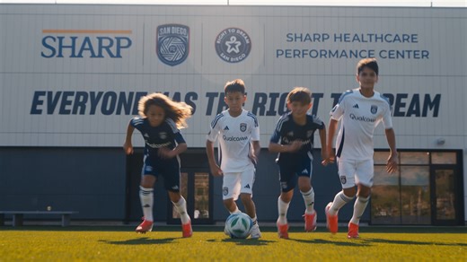 SDFC x Qualcomm Right to Dream San Diego FC and Qualcomm Announce Multi-Year Collaboration. As part of the multi-year agreement, Qualcomm Technologies will serve as the front-of-kit partner for SDFC’s Right to Dream Academy team. | San Diego FC
