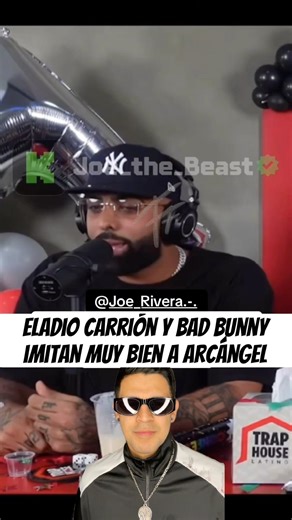 Eladio and Bad Bunny imitating Arcángel! 😱 #arcangel #reggaeton #shorts