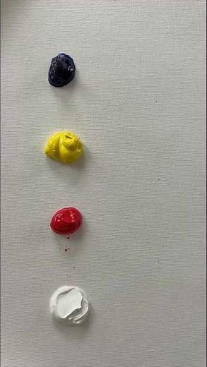 Peach x Green limitedpalette limitedcolorpalette colormixing | Elena Art Diy