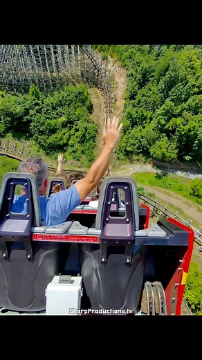 Hands up or down? 🙌 #dollywood #rollercoaster | Sharp Productions