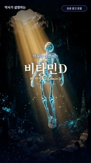 약사가 설명하는 비타민D, 뼈·면역 1분 정리 #shorts