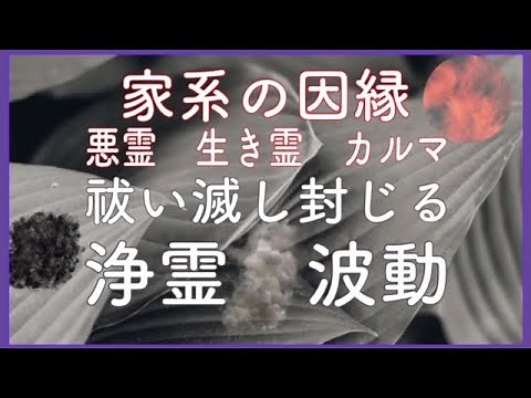 【悪霊】【生き霊】家系の因縁 霊障 カルマを祓い滅し封じる 【浄霊】【カルマ】