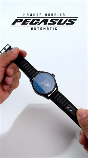 Get ready to take off with a timepiece that captures the daring spirit of the Rolls-Royce Pegasus engine. With turbine-inspired details and all-black styling, the Pegasus Automatic is a limited-edition design crafted for the bold. | AVI-8 | Facebook