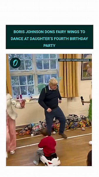 Boris Johnson dons fairy wings to dance at daughter’s fourth birthday party