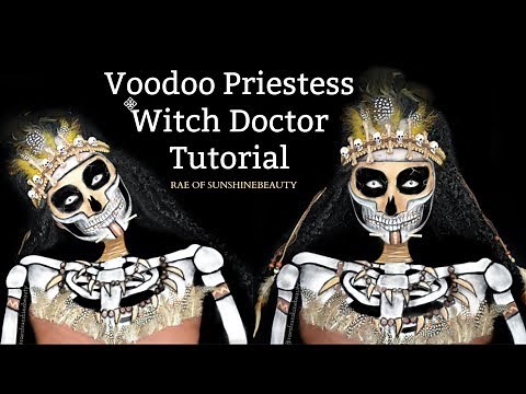Voodoo Priestess Witch Doctor Tutorial | Rae of Sunshine Beauty