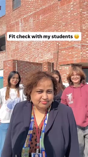 Prachi Priyanka on Instagram: "Did I ever imagine that students would flock around me with reel ideas? Honestly, no. But here we are — laughing, planning, shooting, learning… together. I’m amazed at the power of reels — how they break hierarchies, build comfort, and create a space where both teacher and students become coachable. Today, they taught me a new term — fit check ✔️ — and just like that, learning flipped directions 👋😎🙌 If teaching–learning truly works best when it’s interactive, th