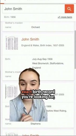 How to Easily Search Birth Records on MyHeritage