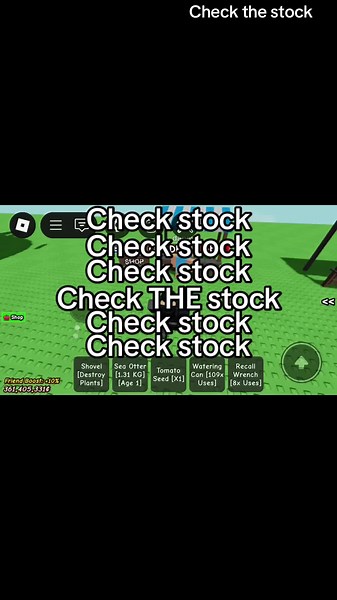 Daily Routine in Roblox: Grow a Garden Gameplay