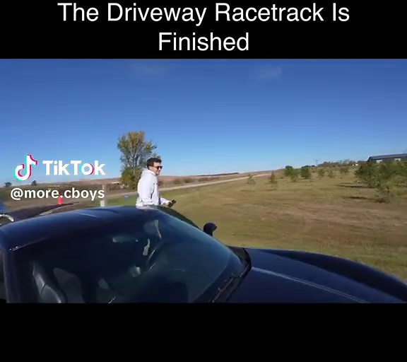Drag strip Driveway is complete #racing #cars #cboystv | cars