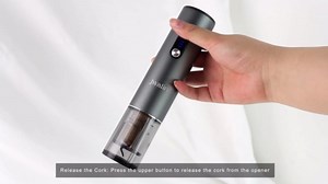 Rechargeable Electric Wine Opener Gift Set – 6-in-1 Automatic Wine Bottle Opener with Foil Cutter, Aerator Pourer, 2 Vacuum Stoppers & Base Stand – Perfect Wine Gift for Wine Lovers