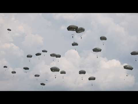 JUMP with Paratroopers assigned to the Army's XVIII Airborne Corps