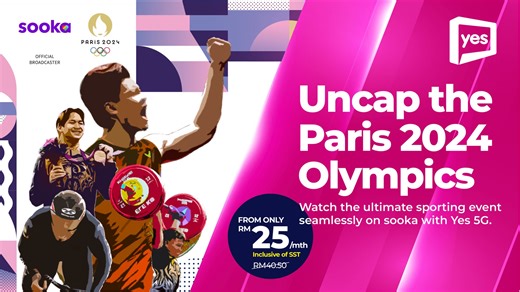 Yes 5G offers Sooka streaming add-on from RM25/month