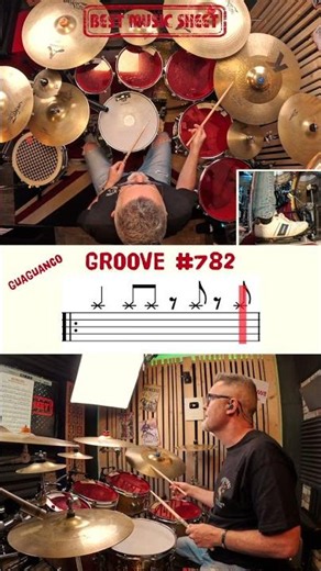 🥁 Drum Beat for Beginners #782 | Easy Drum Beat #782 | Learn Drum Beat | How to Play Drum Beat
