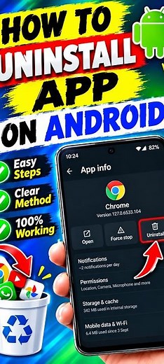 How to uninstall app on android/How to delete apps on Android phone permanently