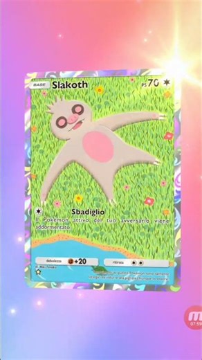 Slakoth Illustration Rare Card Fantastical Parade #youtubeshorts #pokemontcg #illustration #shorts