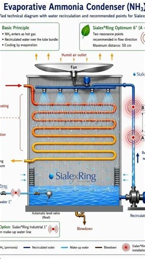 🇺🇸 Evaporative Condensing System Explained | Industrial Refrigeration