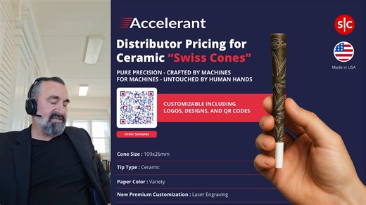 Accelerant has been #onshoring the #manufacturing of #prerollcones and is LIVE making cones in #Iowa (109x26 with ceramic tips and laser engraving). DM to 'lock in' futures pricing on these key #preroll components - with low MOQ's and domestic shipping... | Accelerant | Facebook